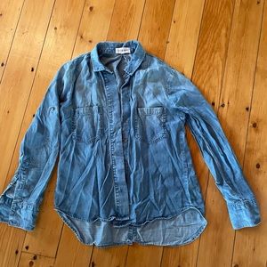 Bella Dahl washed denim button down